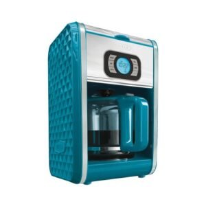 Bella Diamond Collection 12 Cup Programmable Coffeemaker Turquoise