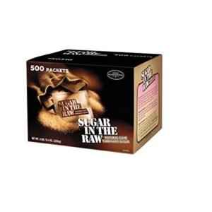 Sugar in the Raw / Raw Sugar Natural Cane Turbinado from Hawaii / Box of 1000 packets
