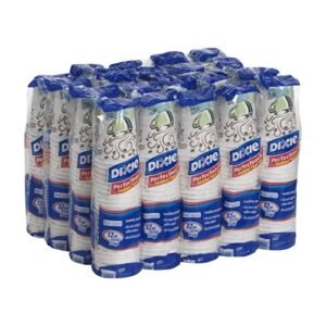 Dixie PerfecTouch 5342DX WiseSize Insulated Paper Cup, 12oz (Case of 20 Sleeves, 25 Cups per Sleeve)