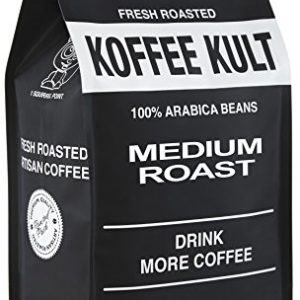 Koffee Kult - Medium Roast Coffee Beans (2 lb Whole Bean) Highest Quality Delicious Coffee - Fresh Gourmet Aromatic Artisan Blend