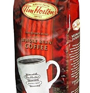 Tim Horton's 100% Arabica Medium Roast, Original Blend, Whole Bean Coffee, 2 pound Bag