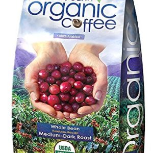 5LB Cafe Don Pablo Subtle Earth Organic Gourmet Coffee - Medium-Dark Roast - Whole Bean Coffee - USDA Certified Organic - 100% Arabica, 5 Pound