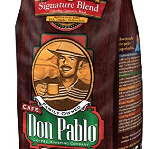 2LB Cafe Don Pablo Signature Blend Coffee - Whole Bean Coffee - Medium Dark Roast - 2 Lb Bag (Whole Bean)